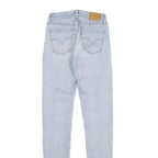 LEVI'S 710 SUPER SKINNY BIG E Womens Jeans Light Blue Slim Skinny Denim W26 L32