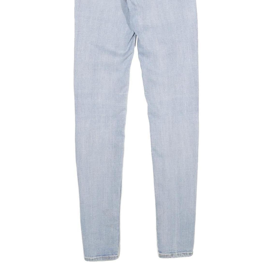 LEVI'S 710 SUPER SKINNY BIG E Womens Jeans Light Blue Slim Skinny Denim W26 L32