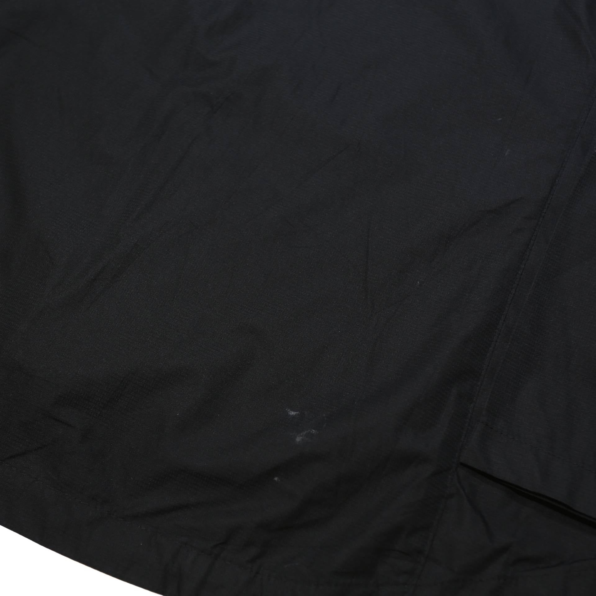 NEW BALANCE Womens Black Outdoor Jacket L Polyester Zip Hooded Plain Light