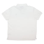 POLO RALPH LAUREN Mens White Short Sleeve Polo Shirt XL Classic Cotton Blend