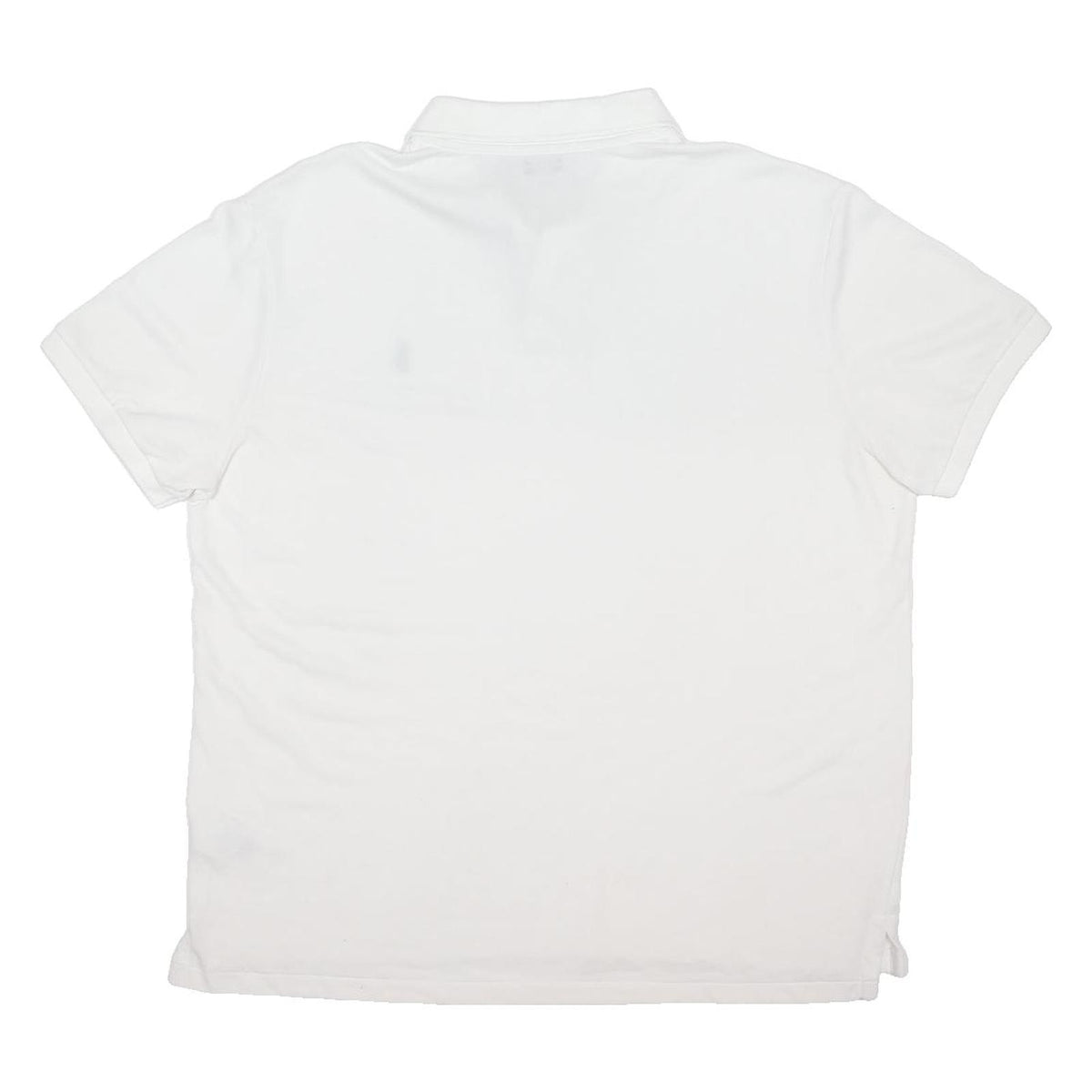 POLO RALPH LAUREN Mens White Short Sleeve Polo Shirt XL Classic Cotton Blend