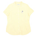 DONALDSON DISNEY Womens Yellow & Cream Check Shirt L Cute Cotton Button
