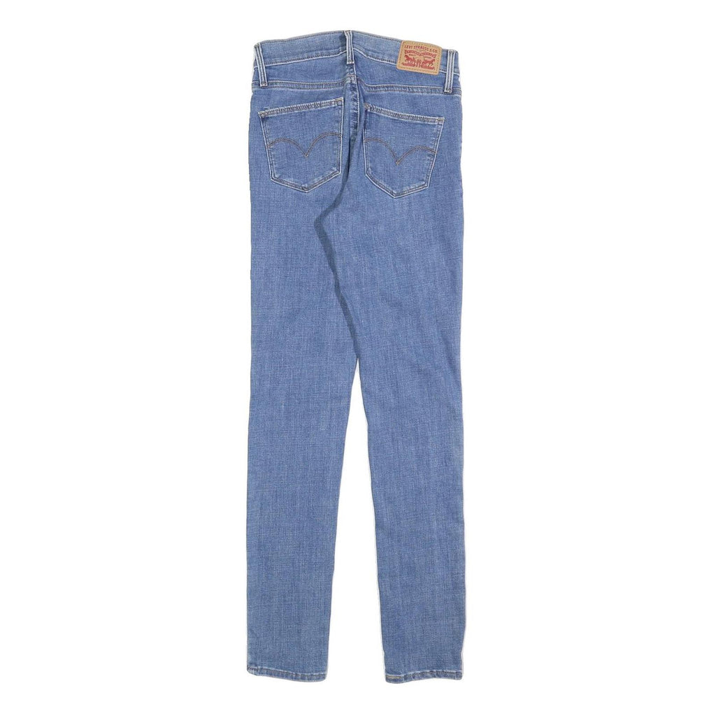 LEVI'S Womens Jeans Blue Slim Skinny Denim Medium W25 L30 Fashion Casual