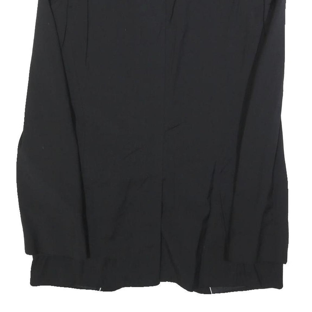 HUGO BOSS Mens Black Wool Button Jacket S Classic Plain Formal Elegant