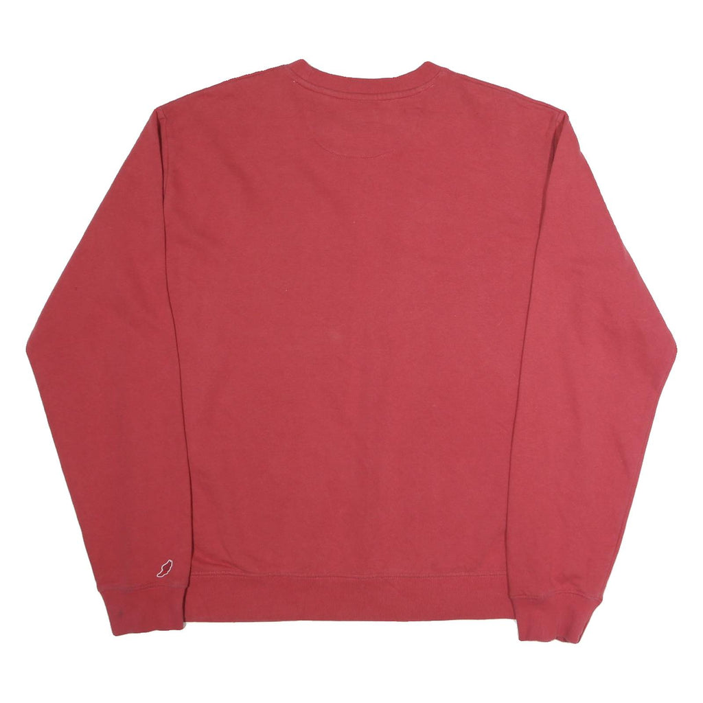 LEAGUE Mens Red Central Washington Crew Neck XL Cotton Pullover Sweatshirt