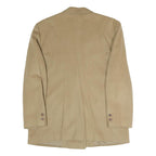BOGNER Womens Beige Button Jacket L Polyester Blend Classic Tailored Plain