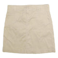 OLD NAVY Womens Beige Cotton Straight Short Skirt Size M Casual Pocket Detail