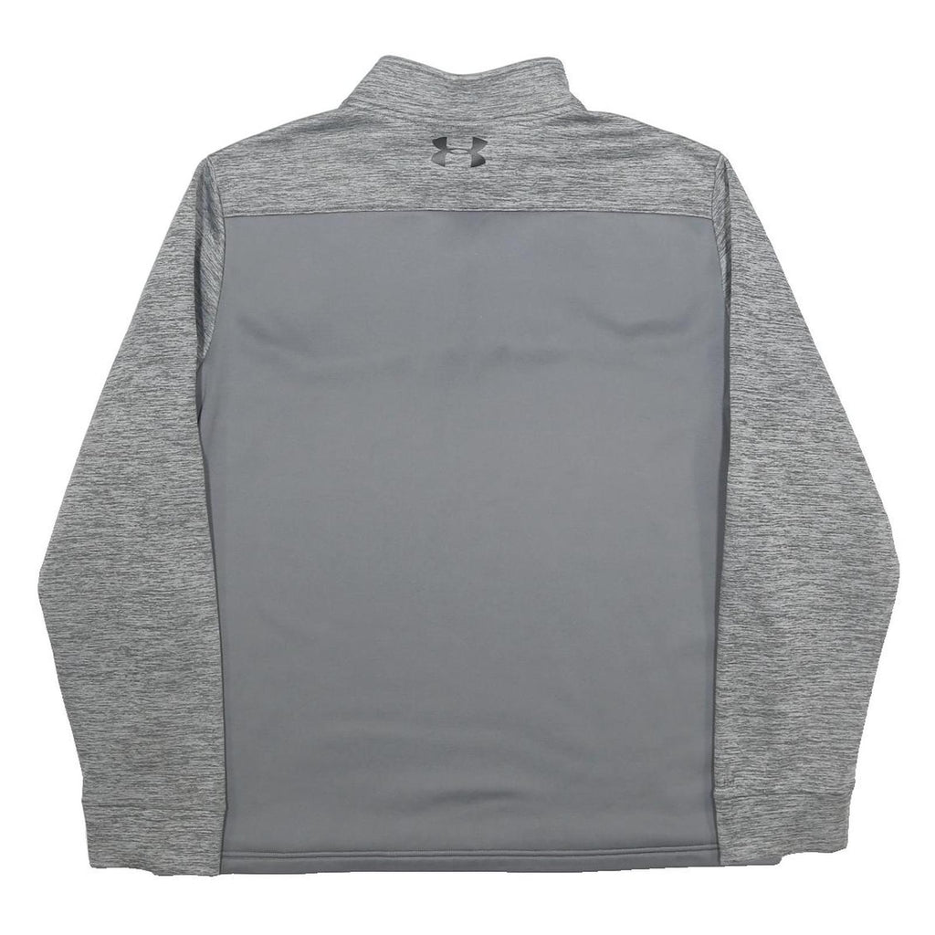 UNDER ARMOUR Mens Grey & Heather Grey 1/4 Zip XL Sweatshirt Performance Pullover