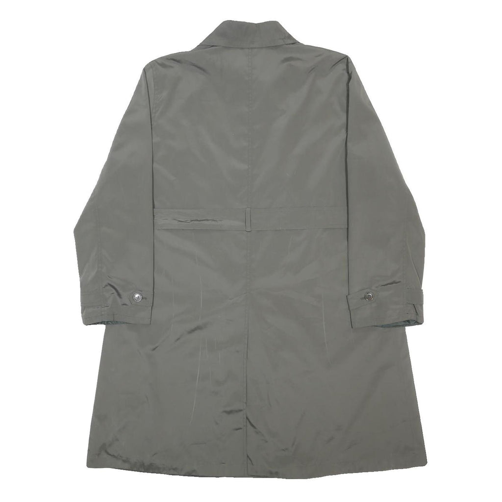 SPORTMAX Womens Grey Double Breasted Button Jacket UK 12 Polyester Classic