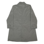 SPORTMAX Womens Grey Double Breasted Button Jacket UK 12 Polyester Classic