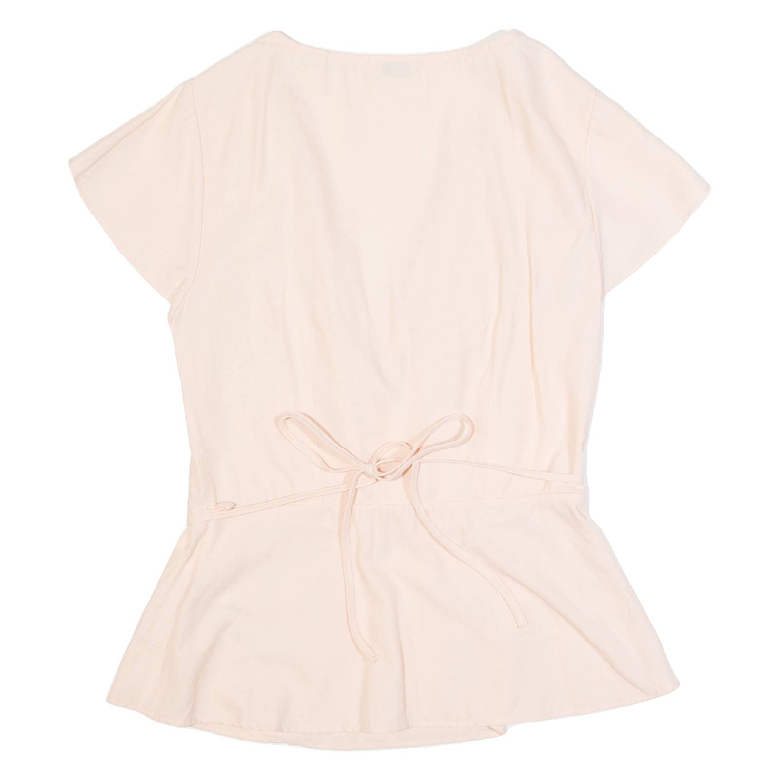 JACK WILLS Womens Wrap Top Pink V-Neck UK 6
