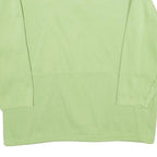 COSMOS Mens Green 1/4 Zip M Cotton Blend Sweatshirt Pullover Casual