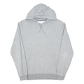 PUMA Mens Grey Hoodie M Cotton Blend Pullover Casual Sweatshirt