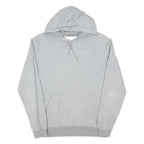 PUMA Mens Grey Hoodie M Cotton Blend Pullover Casual Sweatshirt