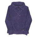 CALVIN KLEIN Womens Purple Jacket S Polyester Blend Plain Zip Casual Wear