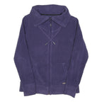 CALVIN KLEIN Womens Purple Jacket S Polyester Blend Plain Zip Casual Wear