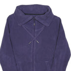CALVIN KLEIN Womens Purple Jacket S Polyester Blend Plain Zip Casual Wear
