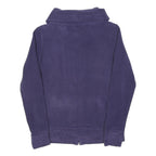 CALVIN KLEIN Womens Purple Jacket S Polyester Blend Plain Zip Casual Wear