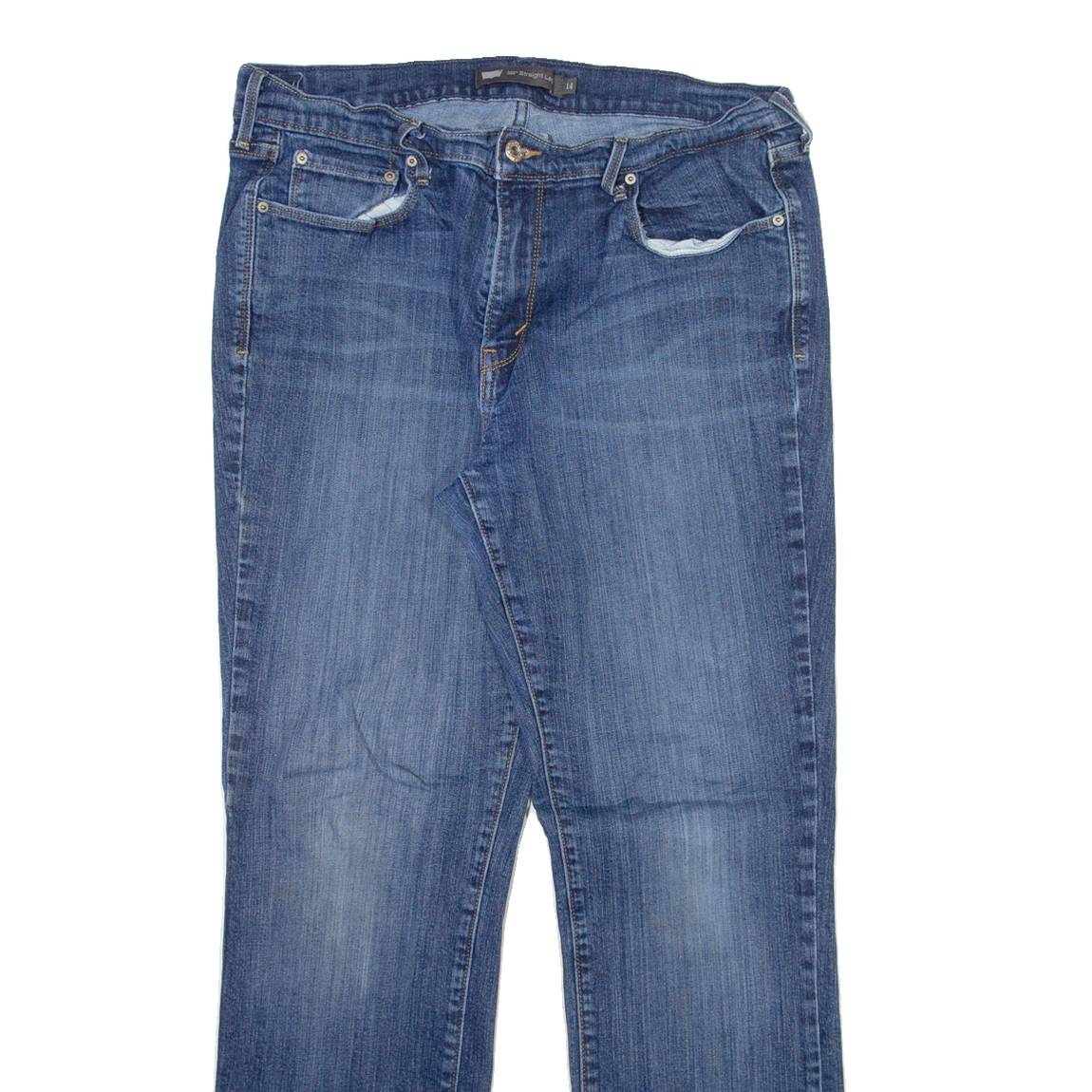 LEVI'S 505 Womens Jeans Blue Regular Straight W32 L30