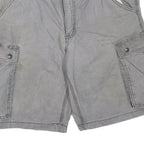 CARHARTT Mens Grey Cargo Shorts Relaxed Fit M W32 Cotton Blend Utility Workwear