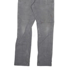 CARHARTT Mens Regular Grey Denim Jeans Regular Fit W31 L32 Workwear Zip Closure