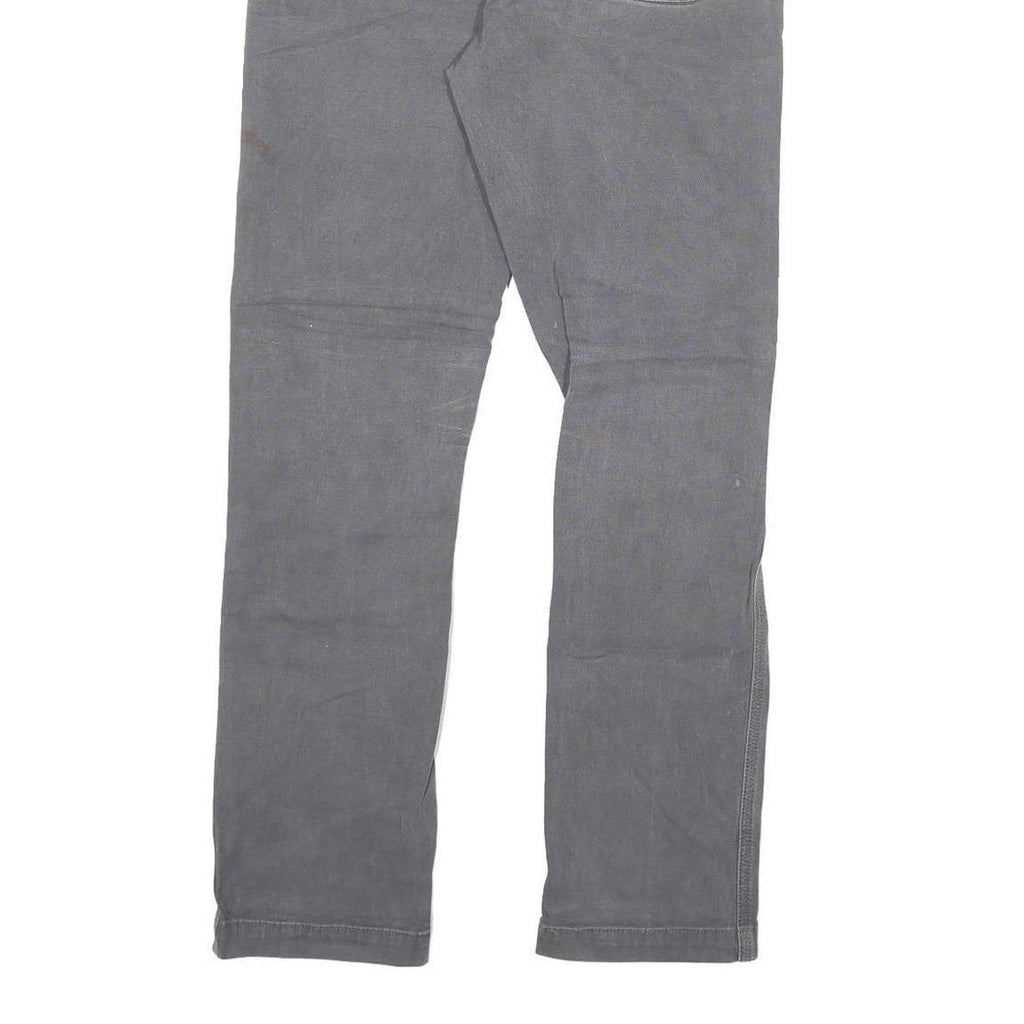 CARHARTT Mens Regular Grey Denim Jeans Regular Fit W31 L32 Workwear Zip Closure