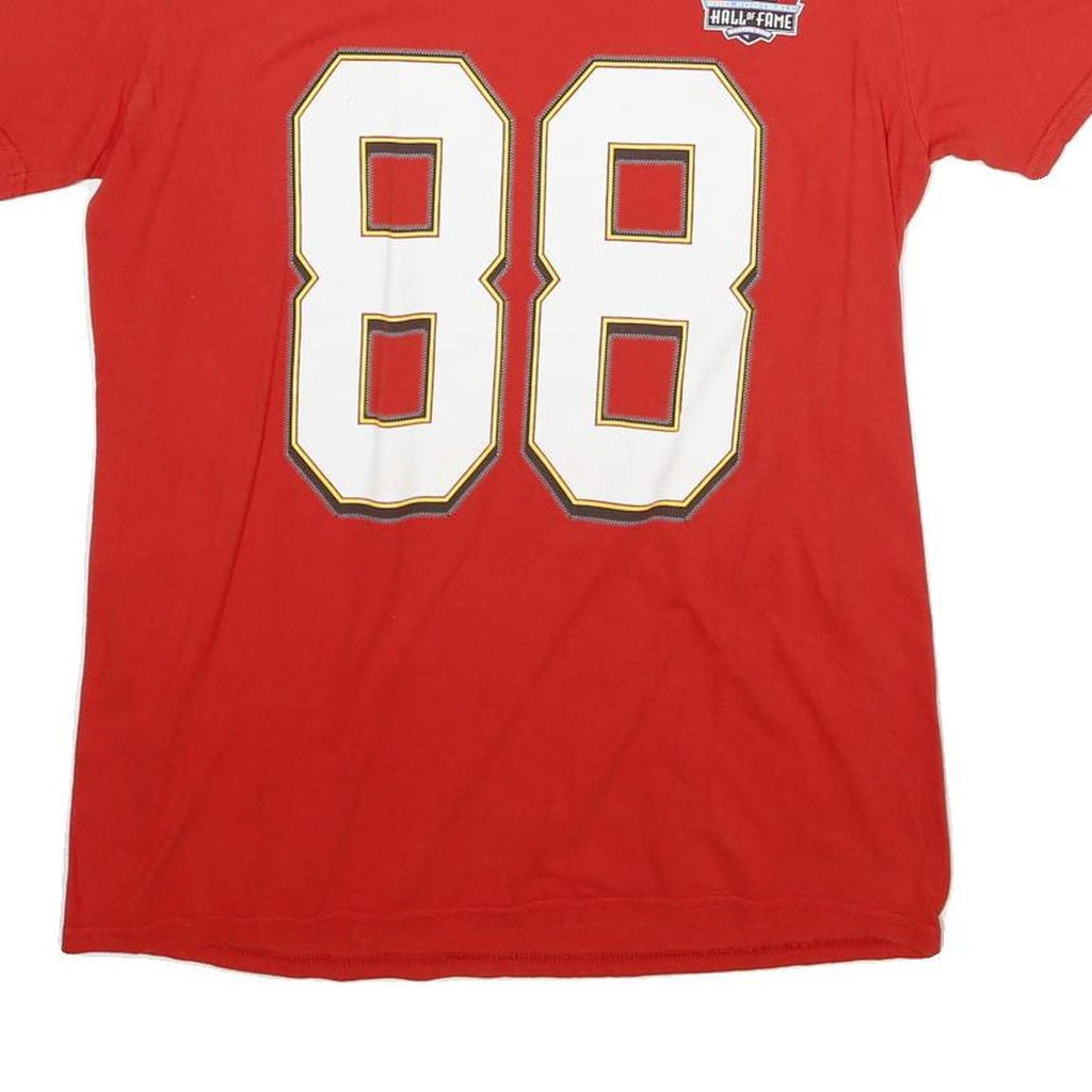 MAJESTIC Mens Red Kansas City Chiefs 88 T-Shirt M Short Sleeve Crew Neck