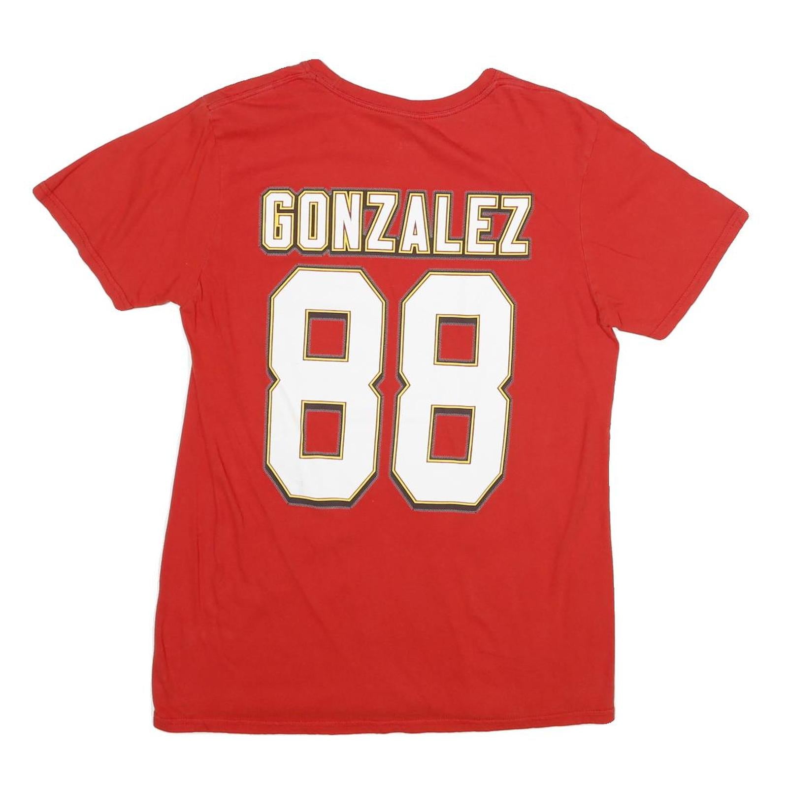 MAJESTIC Mens Red Kansas City Chiefs 88 T-Shirt M Short Sleeve Crew Neck