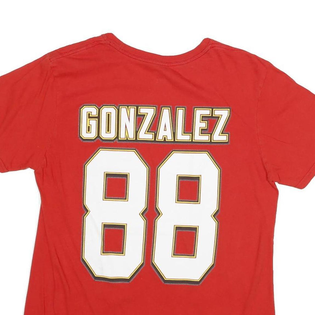 MAJESTIC Mens Red Kansas City Chiefs 88 T-Shirt M Short Sleeve Crew Neck