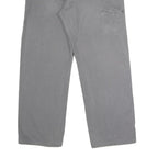 DICKIES Mens Cotton Grey Relaxed Straight Trousers W40 L32 Workwear Durable