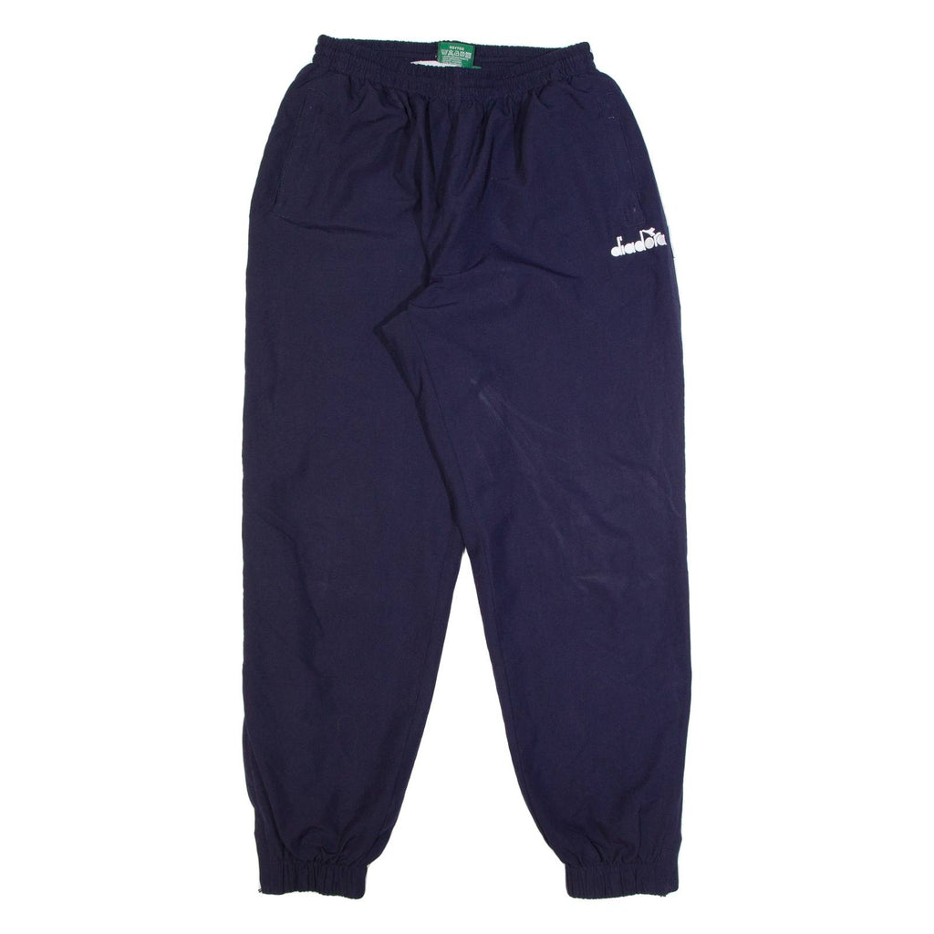 DIADORA Lined Mens Track Pants Blue Tapered M W24 L29