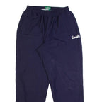 DIADORA Lined Mens Track Pants Blue Tapered M W24 L29