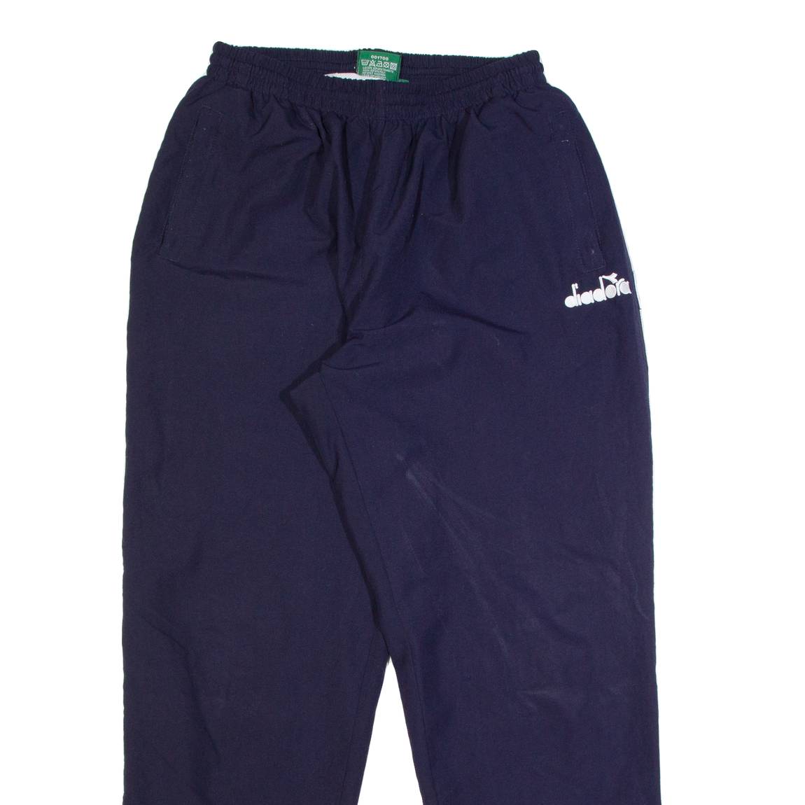 DIADORA Lined Mens Track Pants Blue Tapered M W24 L29