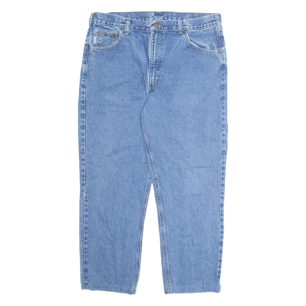 CARHARTT Mens Jeans Blue Regular Straight W36 L27