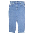 CARHARTT Mens Jeans Blue Regular Straight W36 L27