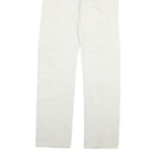 LEVI'S 501 Mens Regular White Jeans Denim W27 L32 Classic Button Closure