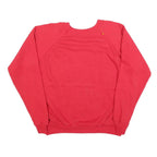 PANNILL Womens Red Crew Neck XL Cotton Blend Sweatshirt Pullover Comfortable