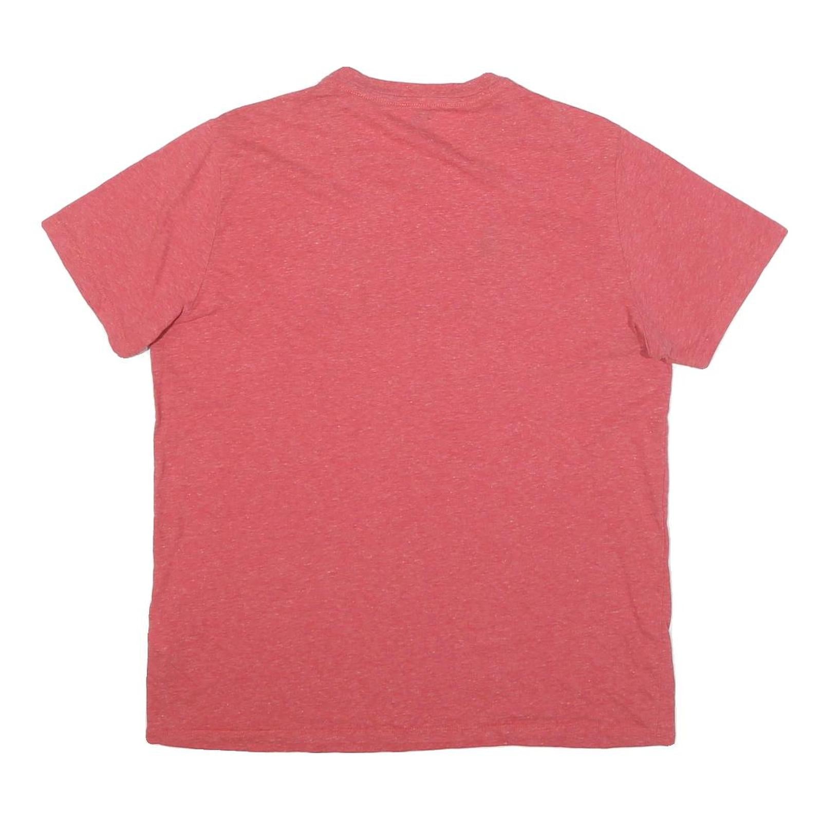 LEVI'S Mens Red & Blue Graphic T-Shirt M Short Sleeve Crew Neck Cotton Blend