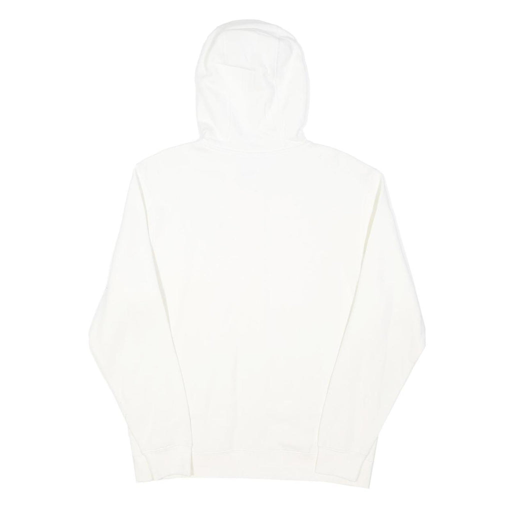 FILA Mens White Cotton Blend Full Zip Hoodie M Classic Logo Sportswear