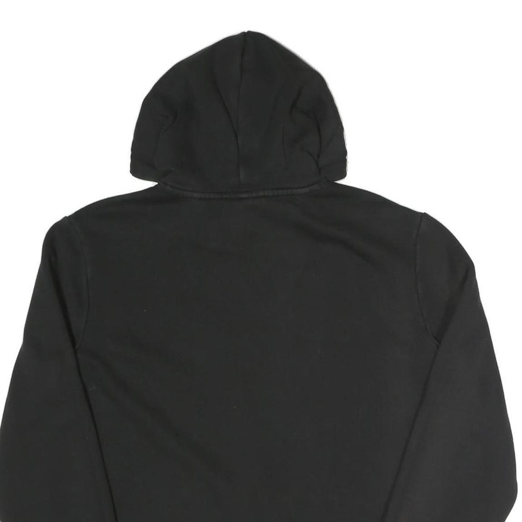 PUMA Mens Black Hoodie M Cotton Blend Pullover Drawstring Hooded Sweatshirt