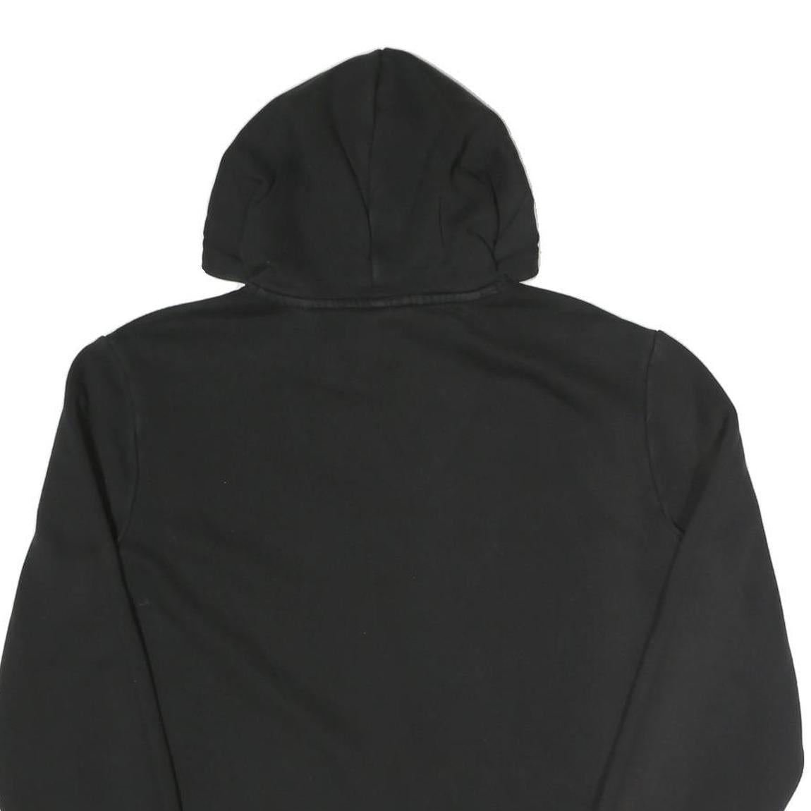 PUMA Mens Black Hoodie M Cotton Blend Pullover Drawstring Hooded Sweatshirt