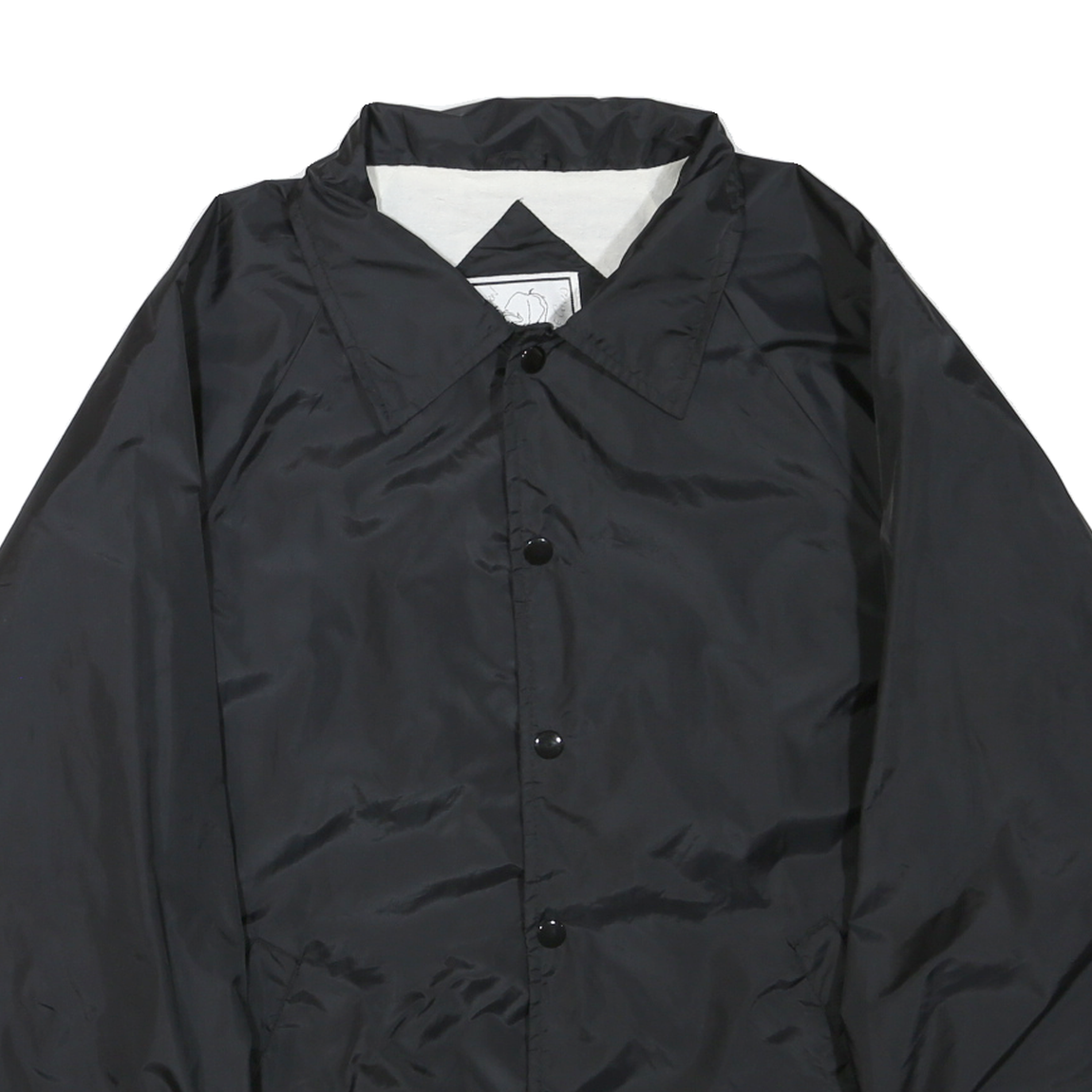 RENEGADE Mens Black Button Jacket M Polyester Blend Classic Casual Lightweight