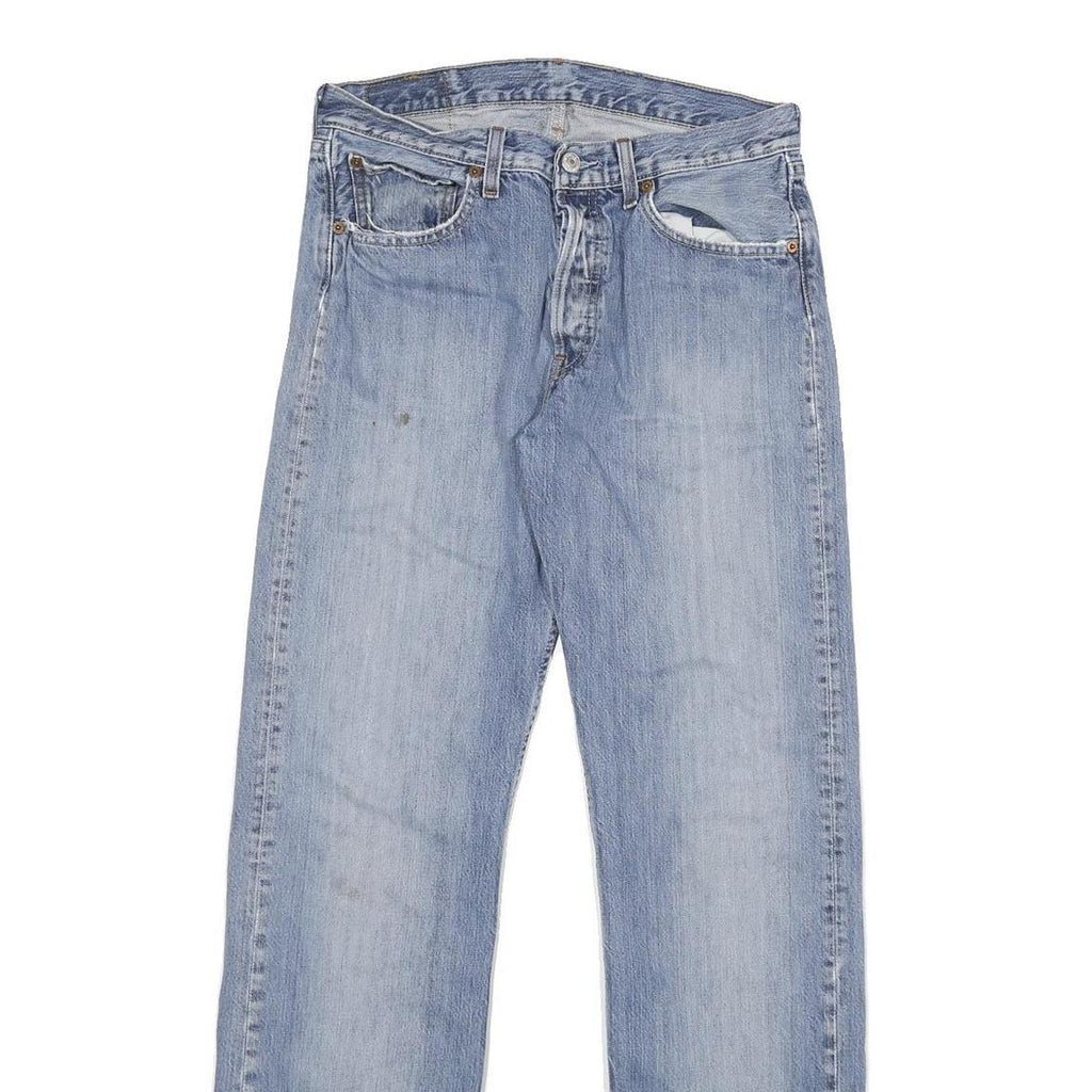 LEVI'S Mens Jeans Blue Regular Straight Denim Medium W30 L32 Classic Style