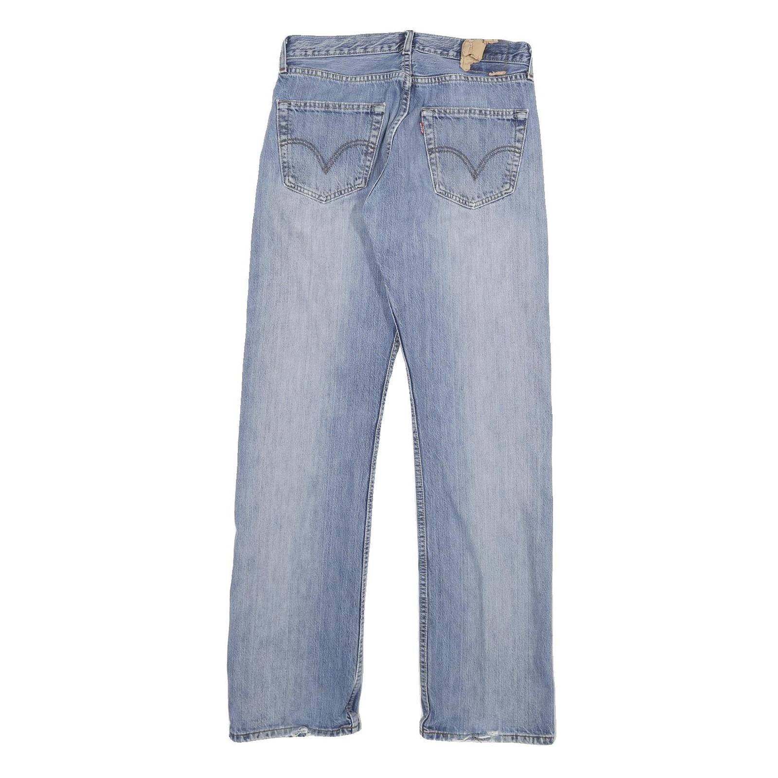 LEVI'S Mens Jeans Blue Regular Straight Denim Medium W30 L32 Classic Style