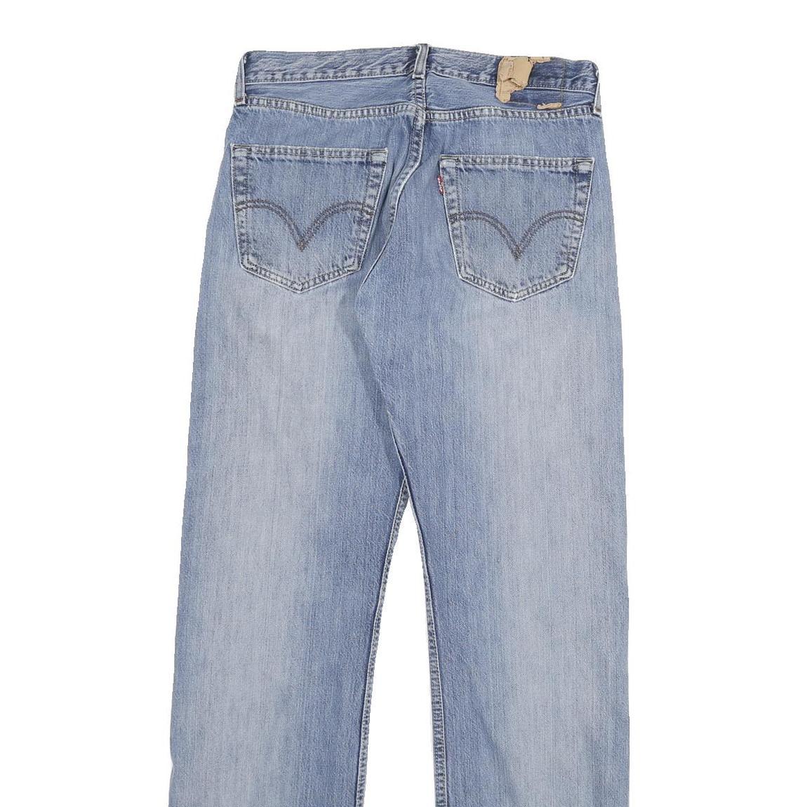 LEVI'S Mens Jeans Blue Regular Straight Denim Medium W30 L32 Classic Style