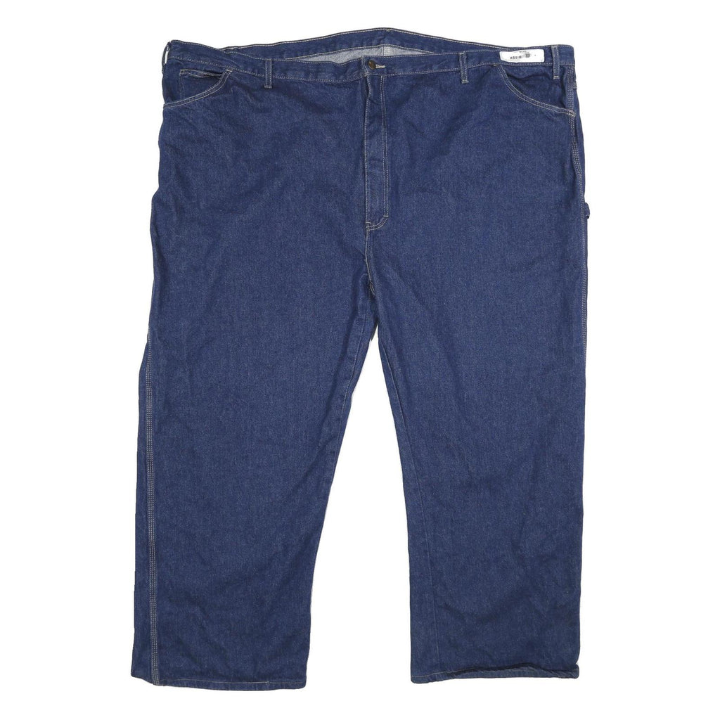 DICKIES Mens Jeans Blue Relaxed Straight Denim Medium W60 L32 Workwear