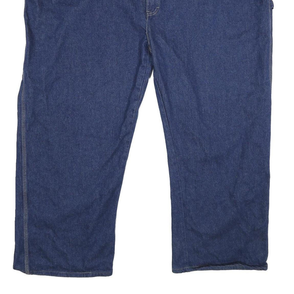 DICKIES Mens Jeans Blue Relaxed Straight Denim Medium W60 L32 Workwear