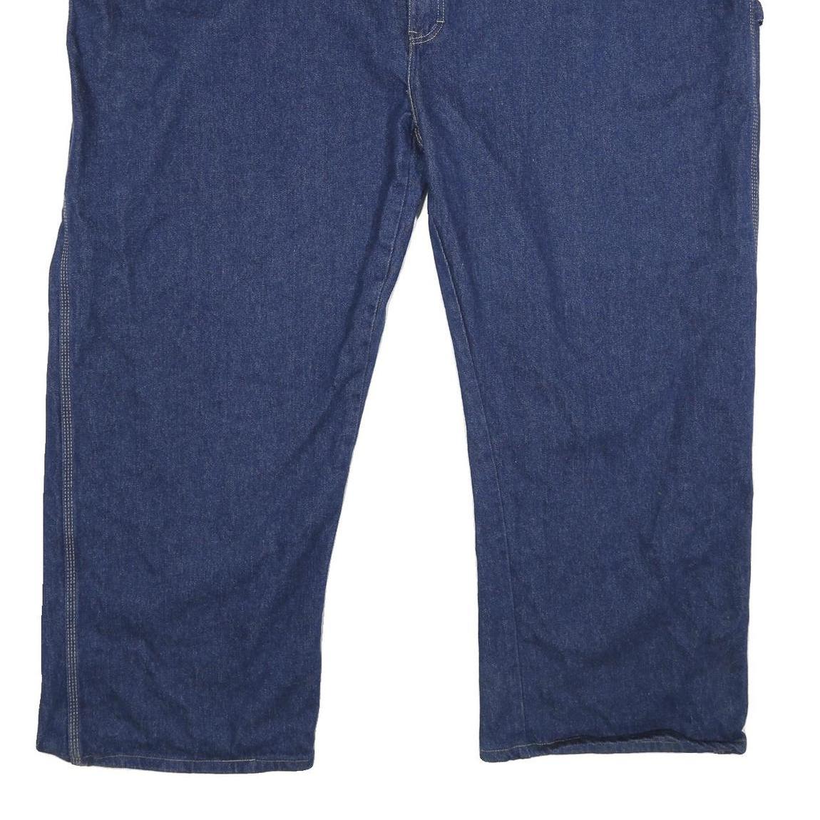 DICKIES Mens Jeans Blue Relaxed Straight Denim Medium W60 L32 Workwear