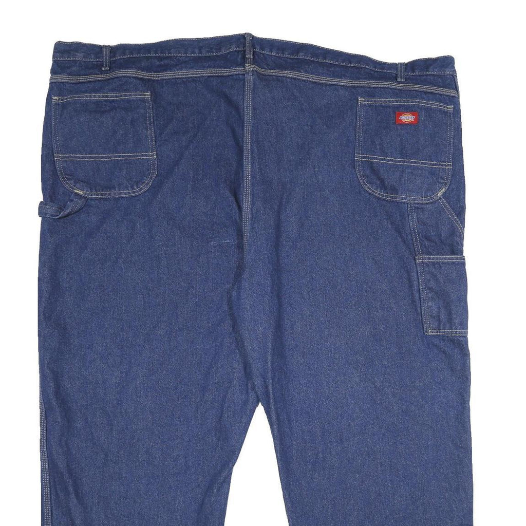 DICKIES Mens Jeans Blue Relaxed Straight Denim Medium W60 L32 Workwear