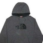 THE NORTH FACE Mens Grey Hoodie 2XL Cotton Blend Pullover Drawstring Hood